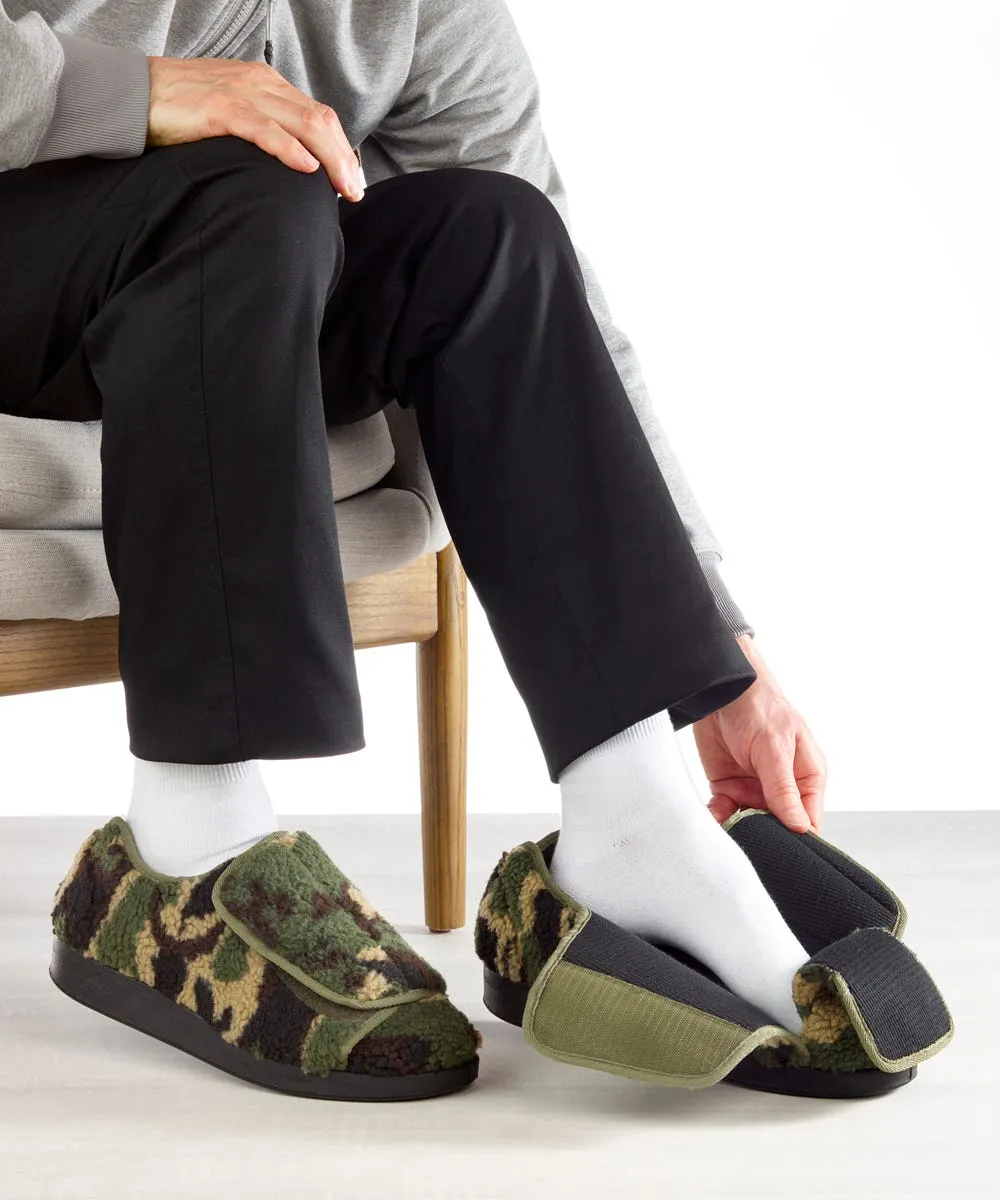 Men's Extra Extra Wide Slip Resistant Slippers