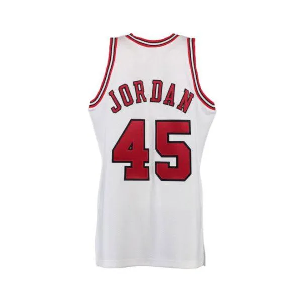 Michael Jordan Mitchell & Ness White 1994-95 Home Authentic Jersey