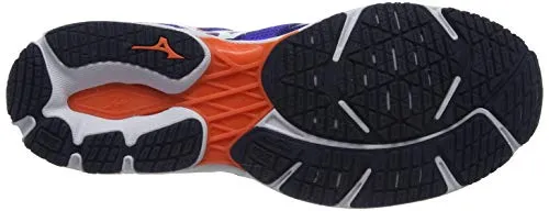 Mizuno Herren Wave Shadow 2 Laufschuhe, Blau (Reflex Blue/White/Nasturtium 07), 46.5 EU