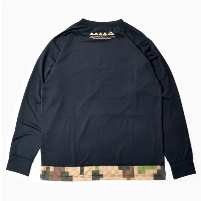 MMA Panel Long Sleeve Pocket Tee