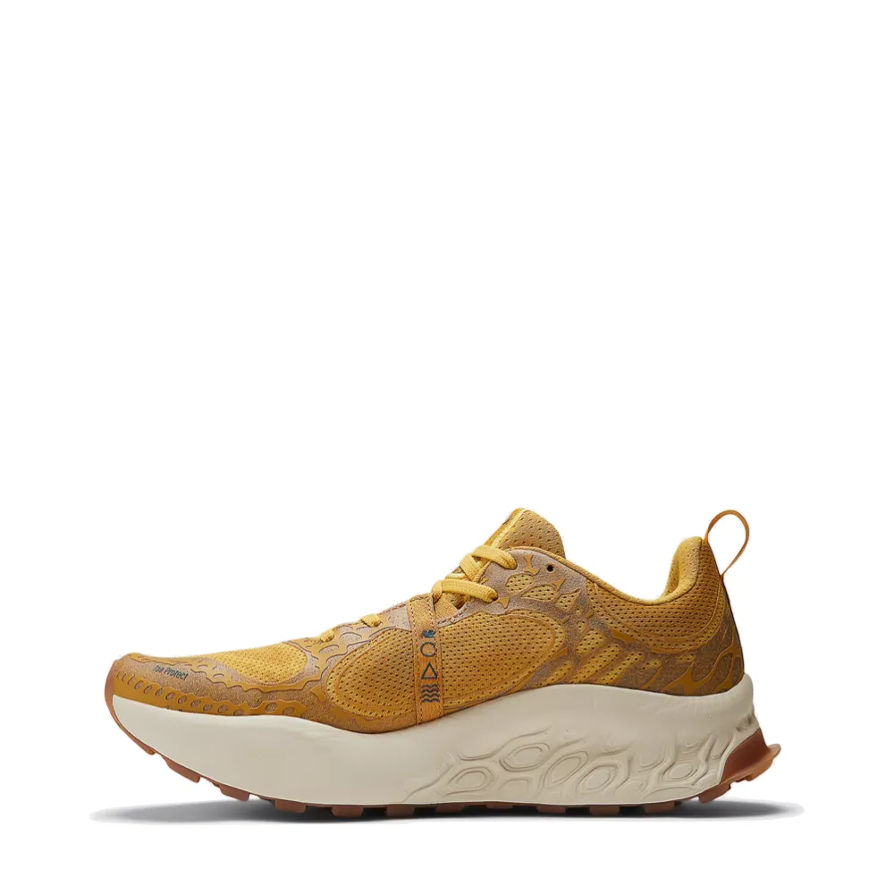 New Balance Men's Fresh Foam X Hierro v8 Sneaker (Butterscotch with Ginger Lemon and Deep Sea)