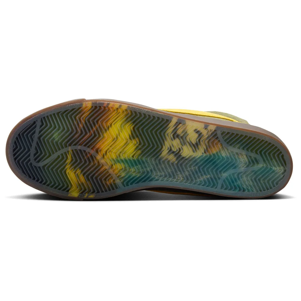 Nike SB x Anti-Hero Zoom Blazer Mid Shoes - Rough Green/Amarillo