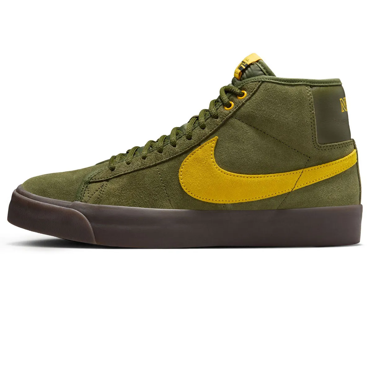 Nike SB x Anti-Hero Zoom Blazer Mid Shoes - Rough Green/Amarillo