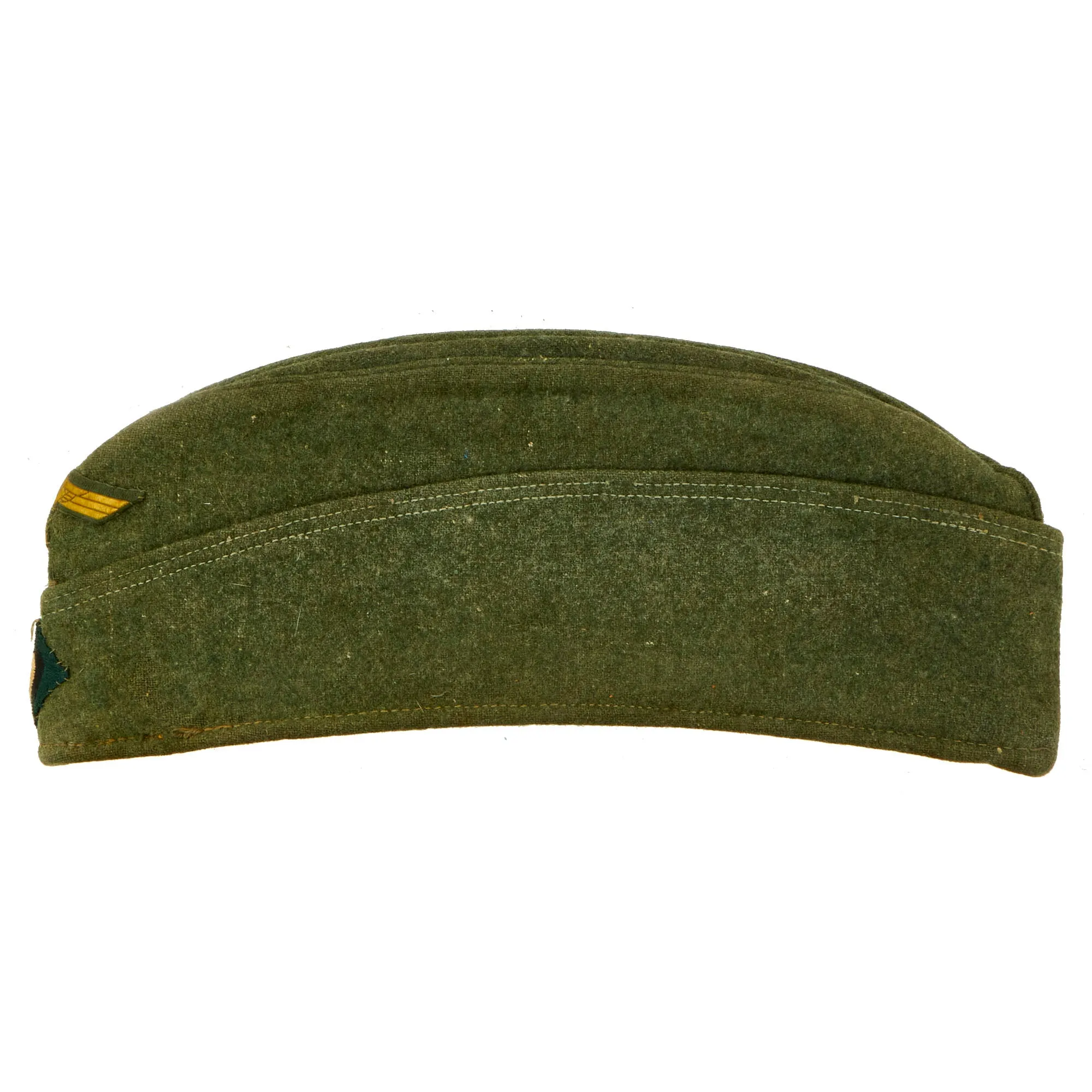Original German WWII Documented USGI Bring Back Set - Army Heer M40 Single Decal Helmet & Kriegsmarine Coastal Artillery M38 Cap