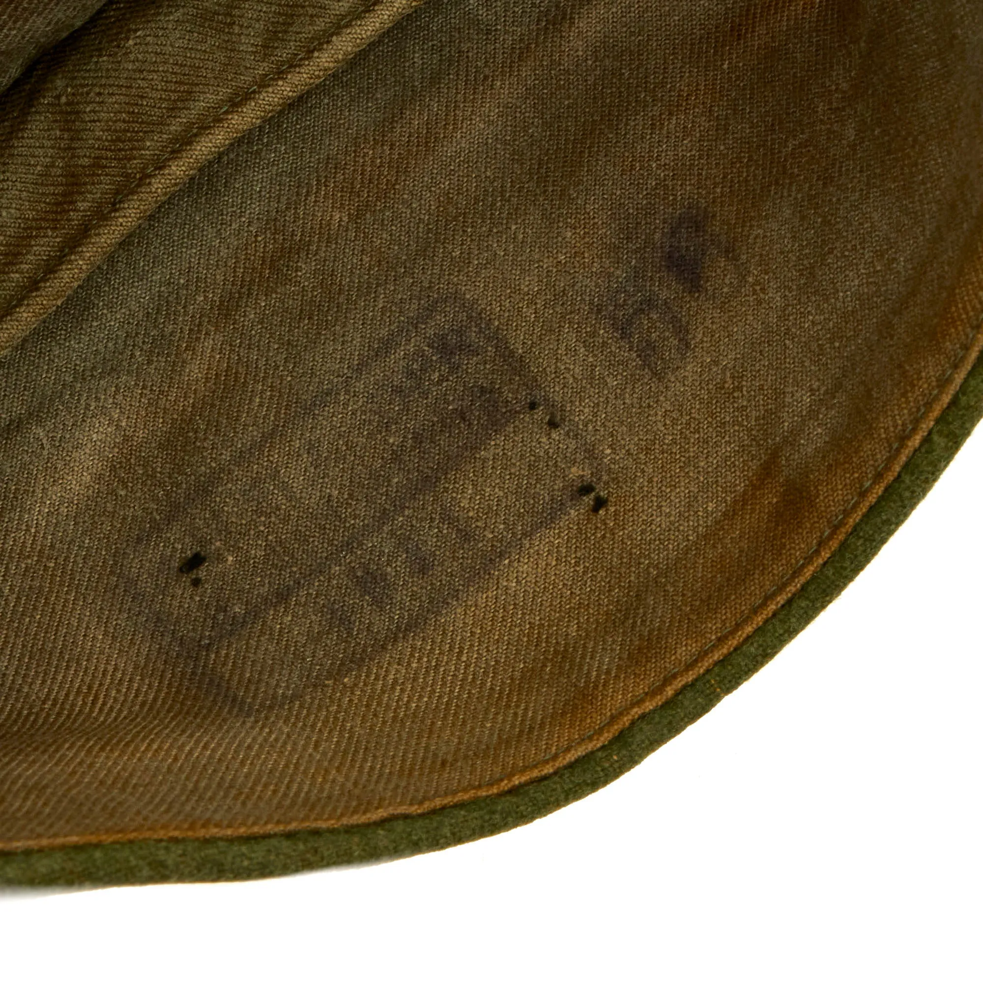 Original German WWII Documented USGI Bring Back Set - Army Heer M40 Single Decal Helmet & Kriegsmarine Coastal Artillery M38 Cap