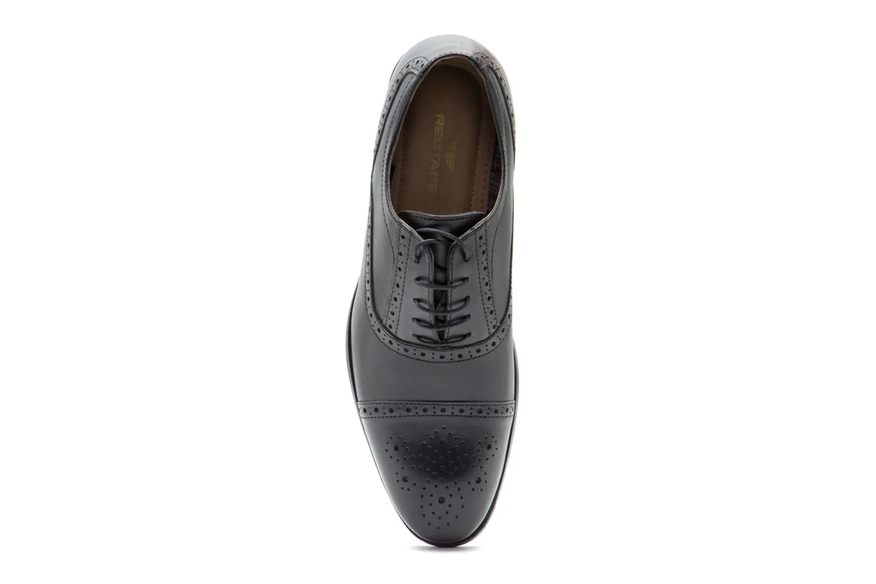Red Tape Crick Hartwell Mens Lace Up Brogue 5 eye Leather Shoes