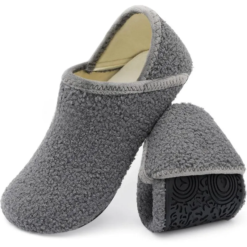 Rubber Sole Diabetic Slippers – Warmth and Stability for Comfort