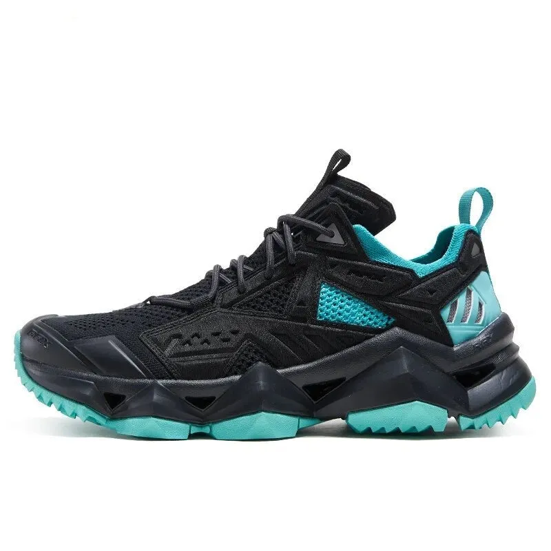 Running Shoes Men&Women Outdoor Sport Shoes Breathable Lightweight Sneakers Air Mesh Upper Anti-slip Natural Rubber Outsole v1