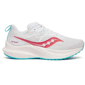 Saucony Tempus 2 Running Shoes - Womens - White/Cayenne
