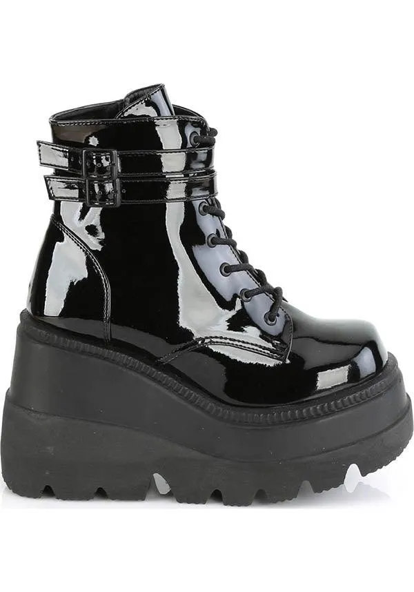 SHAKER-52 [Black Patent] | PLATFORM BOOTS [PREORDER]
