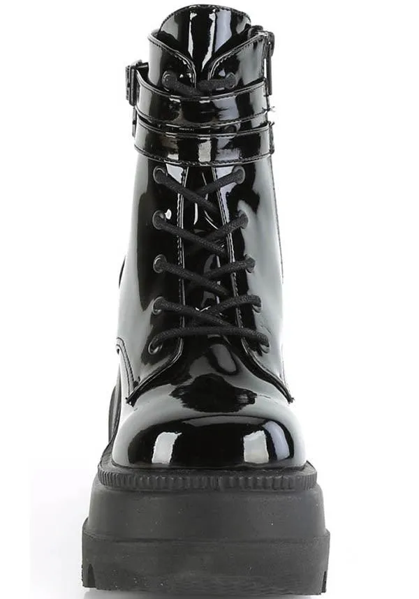 SHAKER-52 [Black Patent] | PLATFORM BOOTS [PREORDER]