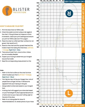 Shoe Chart