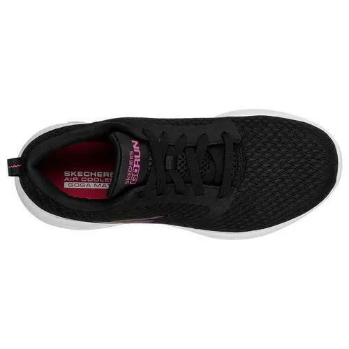 Skechers Go Run 600 Womens Ladies Black Running Trainers Walking Shoes Size 4-8