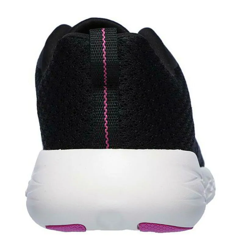 Skechers Go Run 600 Womens Ladies Black Running Trainers Walking Shoes Size 4-8