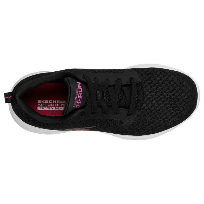 Skechers Go Run 600 Womens Ladies Black Running Trainers Walking Shoes Size 4-8