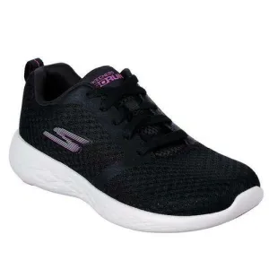 Skechers Go Run 600 Womens Ladies Black Running Trainers Walking Shoes Size 4-8
