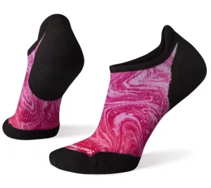 SmartWool Women's PhD Run Light Elite Marble Wash Print Micro Socks