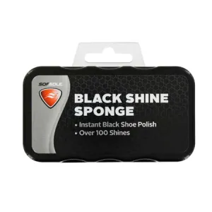 SOF SOLE BLACK COLOR SHINE SPONGE