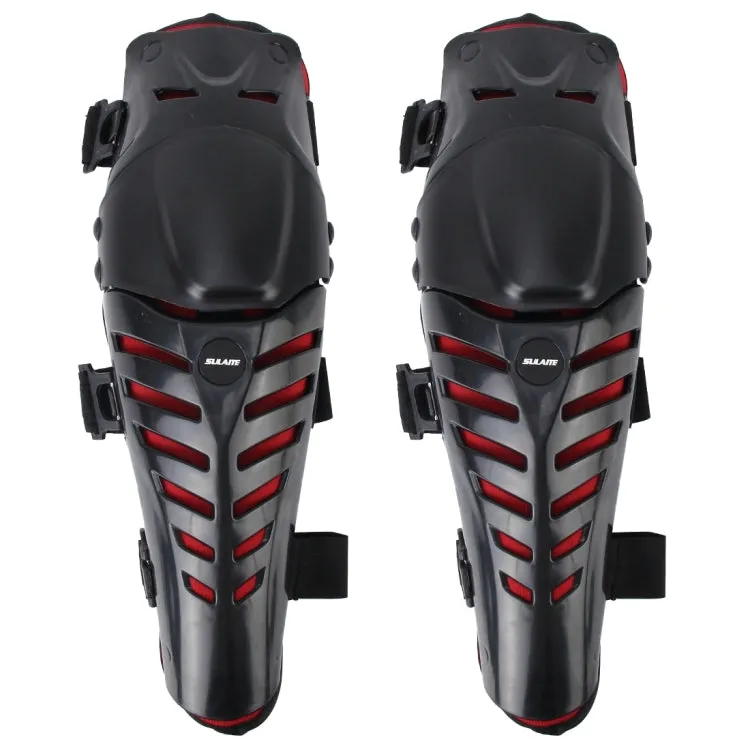 SULAITE Motorcycle Bike Knee Protector Cover(Red)