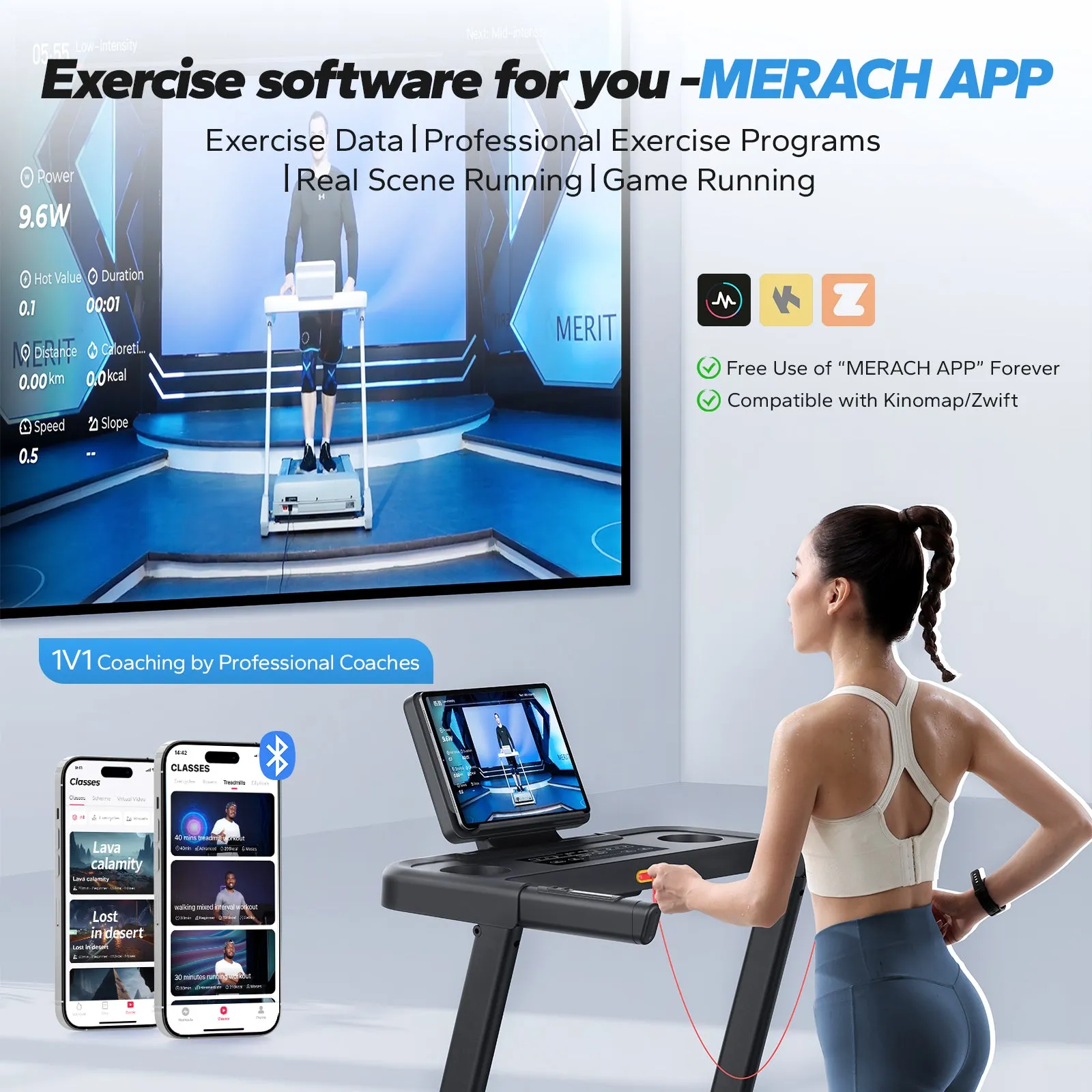 T12 Foldable Walking Treadmill with 6% Incline