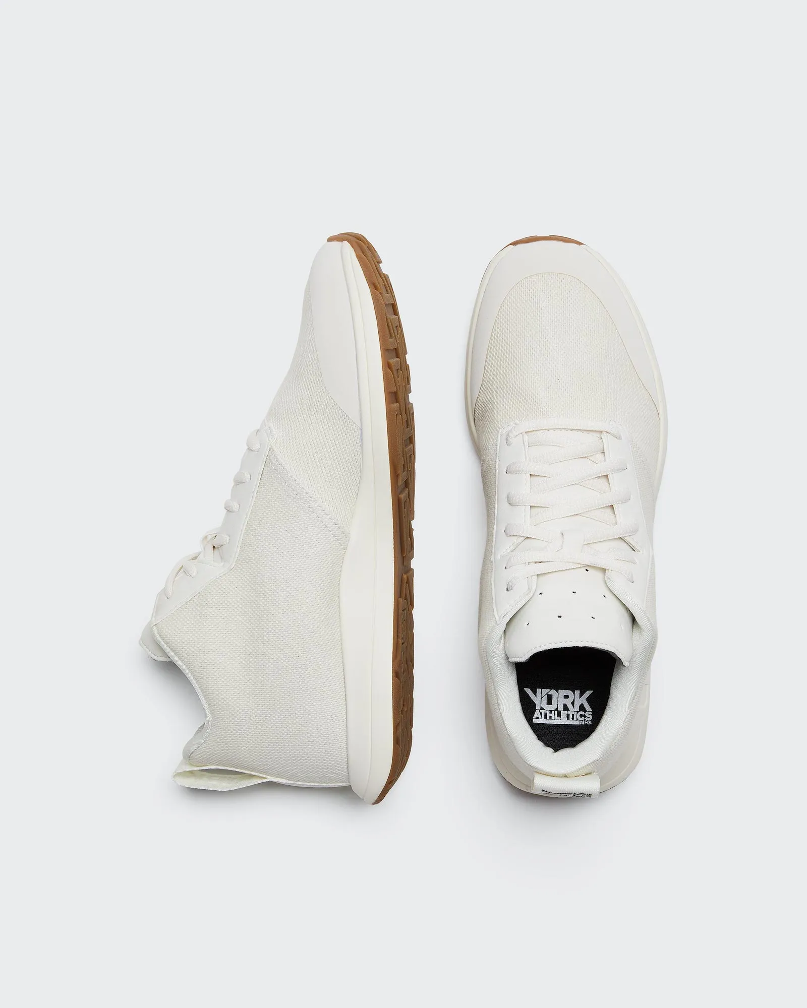 The Henry Mid Trainer / Canvas / Bone White by YORK Athletics Mfg.