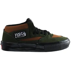 Vans Skate Half Cab Mens Dark Green Shoes