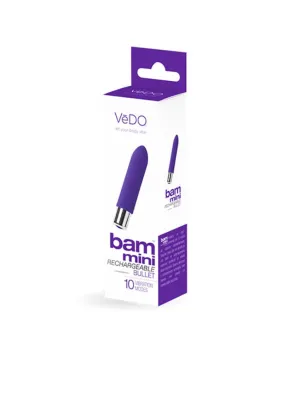VeDO Bam Mini Rechargeable Bullet (Purple)