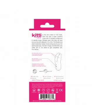 VeDo Kitti Rechargeable Dual Vibe (Foxy Pink)