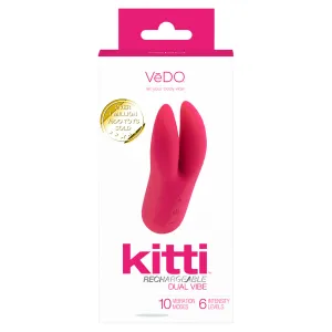 VeDo Kitti Rechargeable Dual Vibe (Foxy Pink)