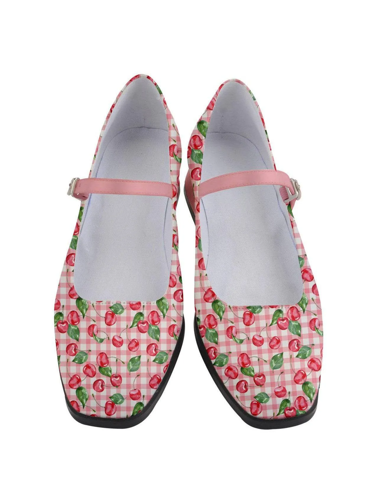 Watercolour Cherries Women's Mary Jane Shoes