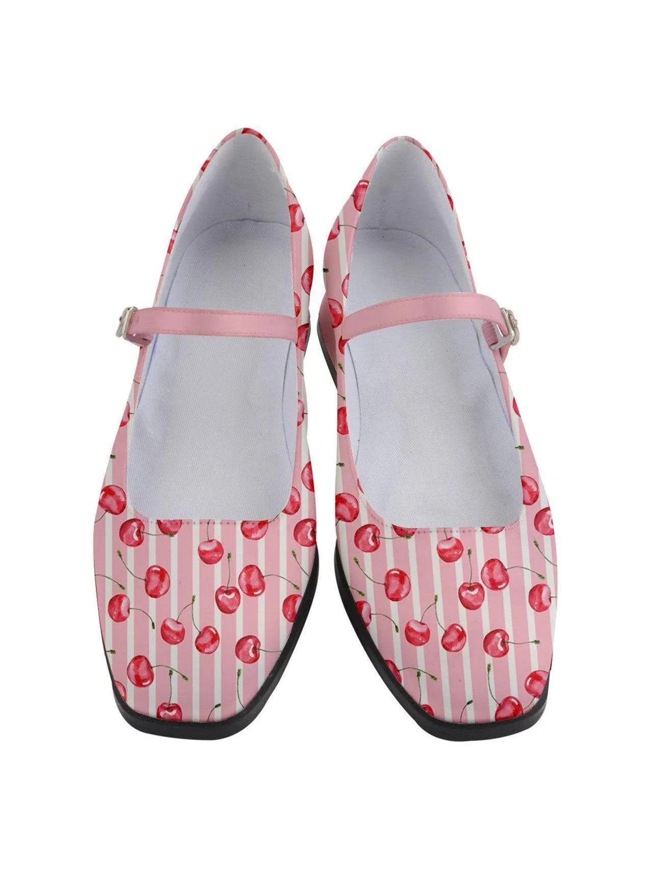 Watercolour Cherries Women's Mary Jane Shoes
