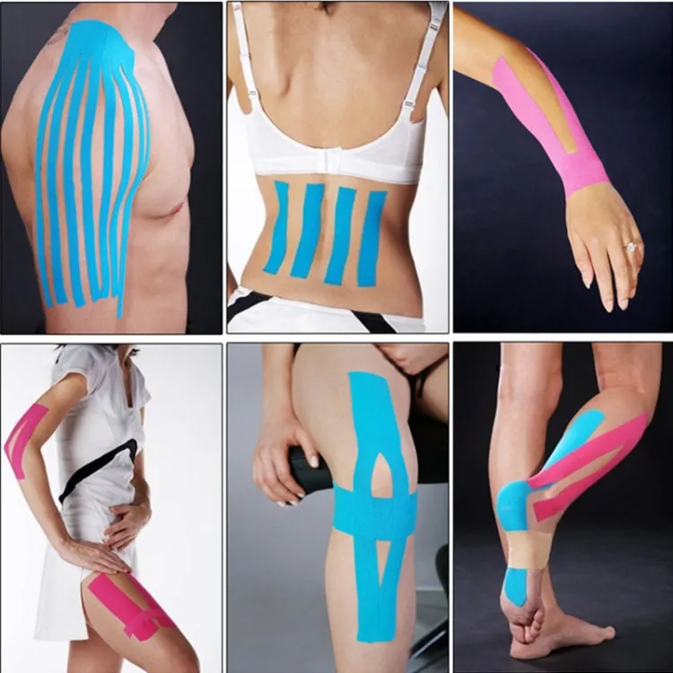 Waterproof Kinesiology Tape Sports Muscles Care Therapeutic Bandage, Size: 5m(L) x 5cm(W)(Magenta)