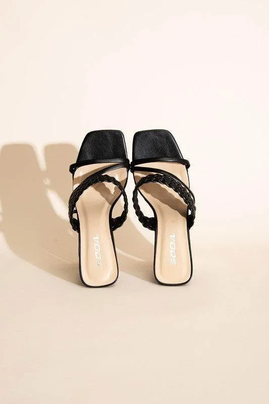 Womens Shoes Style No. Carmen-S Braided Strap Sandals