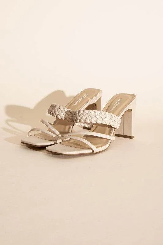 Womens Shoes Style No. Carmen-S Braided Strap Sandals