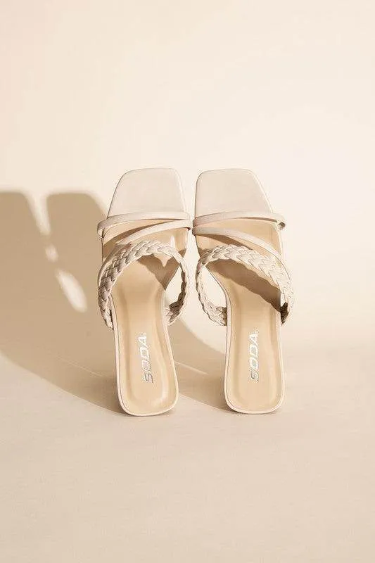 Womens Shoes Style No. Carmen-S Braided Strap Sandals